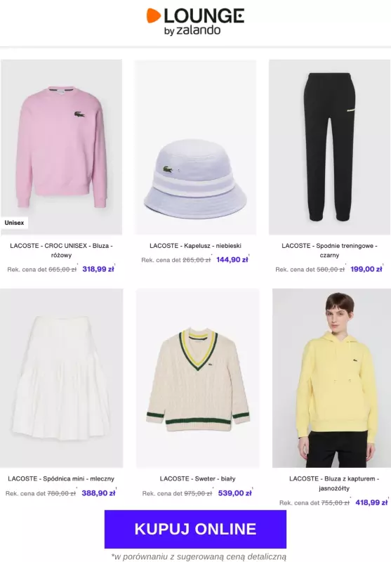 Lounge by Zalando - gazetka promocyjna Specjalne okazje: Lacoste od piątku 13.06 do wtorku 17.06 - strona 5