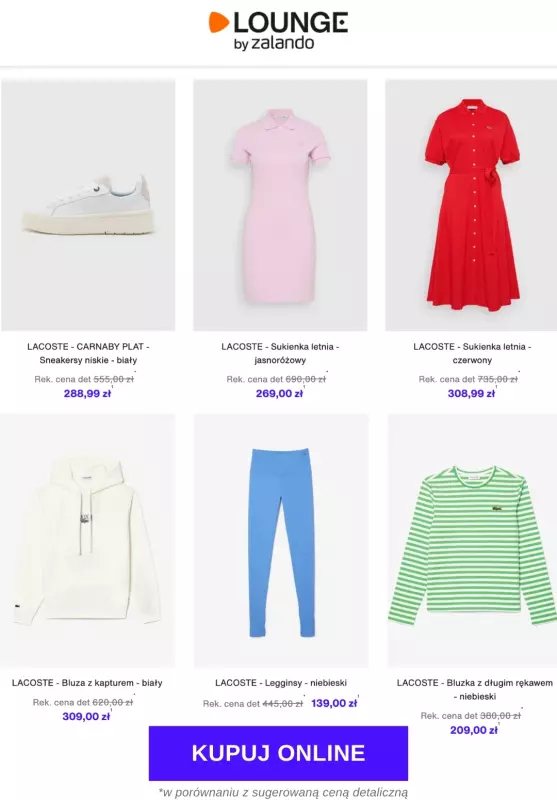 Lounge by Zalando - gazetka promocyjna Specjalne okazje: Lacoste   - strona 2