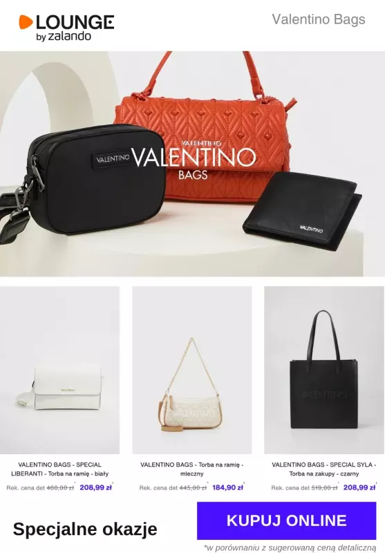Lounge by Zalando - gazetka promocyjna Valentino Bags - specjalne okazje od piątku 20.06 do poniedziałku 23.06
