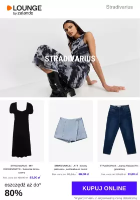 Lounge by Zalando - gazetka promocyjna Do -80% Stradivarius od poniedziałku 23.06 do środy 25.06