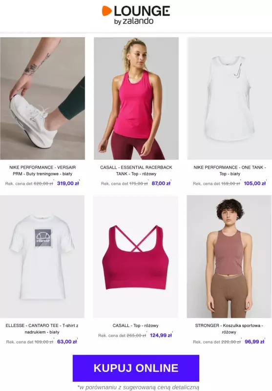 Lounge by Zalando - gazetka promocyjna Do -85%  styl do biegania & na trening od wtorku 24.06 do czwartku 26.06 - strona 2