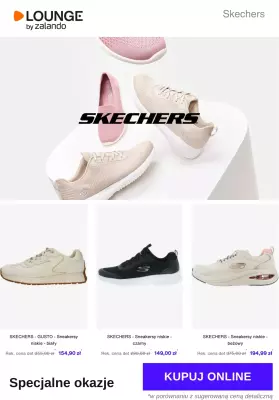 Lounge by Zalando - gazetka promocyjna Specjalne okazje: Skechers od poniedziałku 30.06 do czwartku 03.07