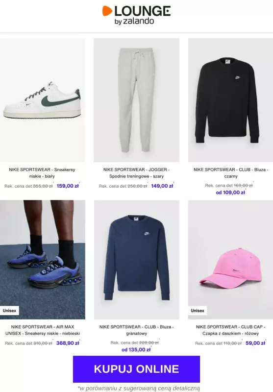 Lounge by Zalando - gazetka promocyjna Specjalne okazje Nike Sportswear   - strona 2