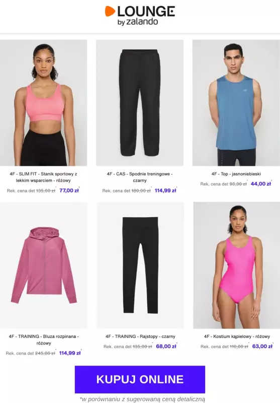 Lounge by Zalando - gazetka promocyjna Do -79% na markę 4F   - strona 3