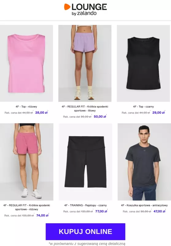 Lounge by Zalando - gazetka promocyjna Do -79% na markę 4F   - strona 2