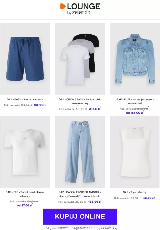 Lounge by Zalando - gazetka promocyjna Do -80% GAP   - strona 3