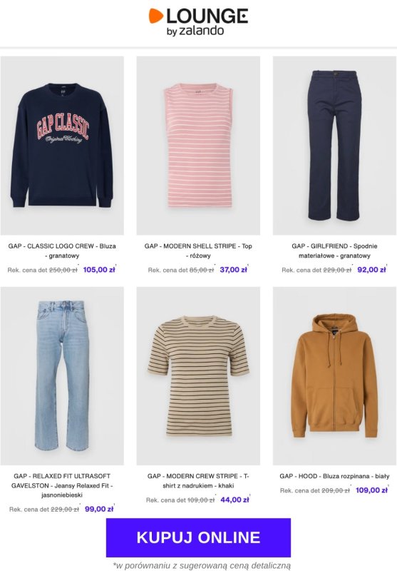 Lounge by Zalando - gazetka promocyjna Do -80% GAP od poniedziałku 07.07 do czwartku 10.07 - strona 4