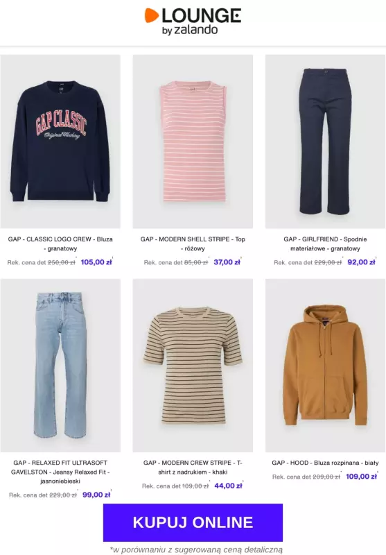 Lounge by Zalando - gazetka promocyjna Do -80% GAP od poniedziałku 07.07 do czwartku 10.07 - strona 4