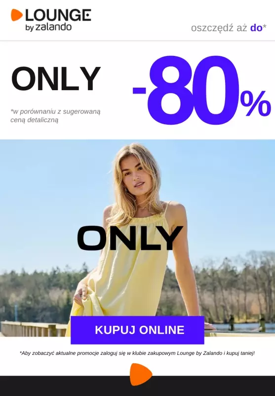 Lounge by Zalando - gazetka promocyjna Do -80% ONLY  