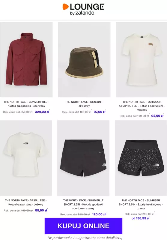 Lounge by Zalando - gazetka promocyjna Do -80% The North Face od środy 09.07 do piątku 11.07 - strona 6
