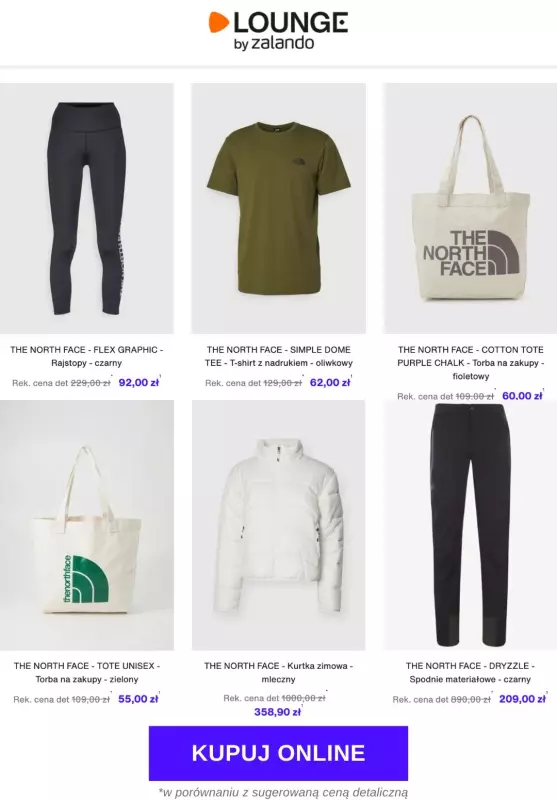 Lounge by Zalando - gazetka promocyjna Do -80% The North Face   - strona 3