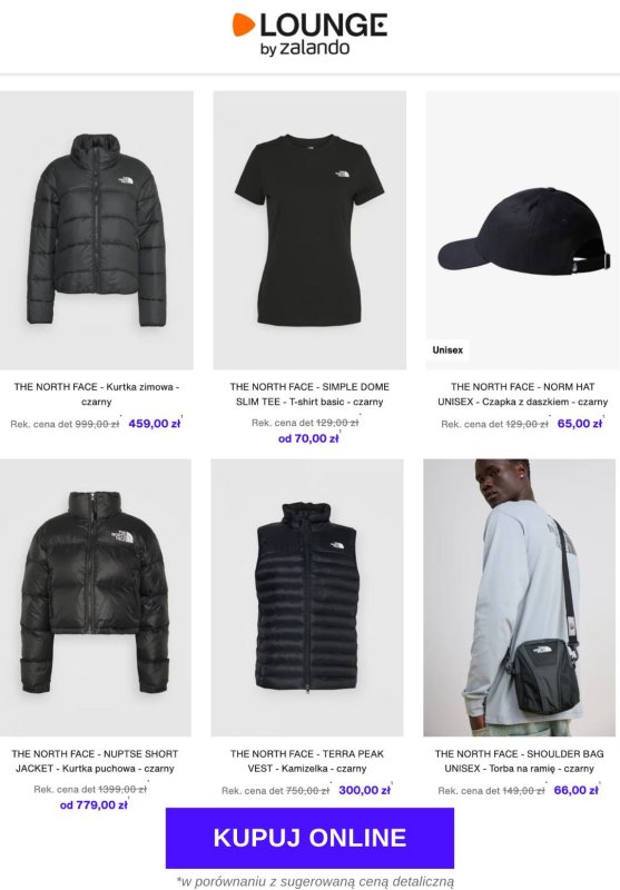 Lounge by Zalando - gazetka promocyjna Do -80% The North Face od środy 09.07 do piątku 11.07 - strona 2