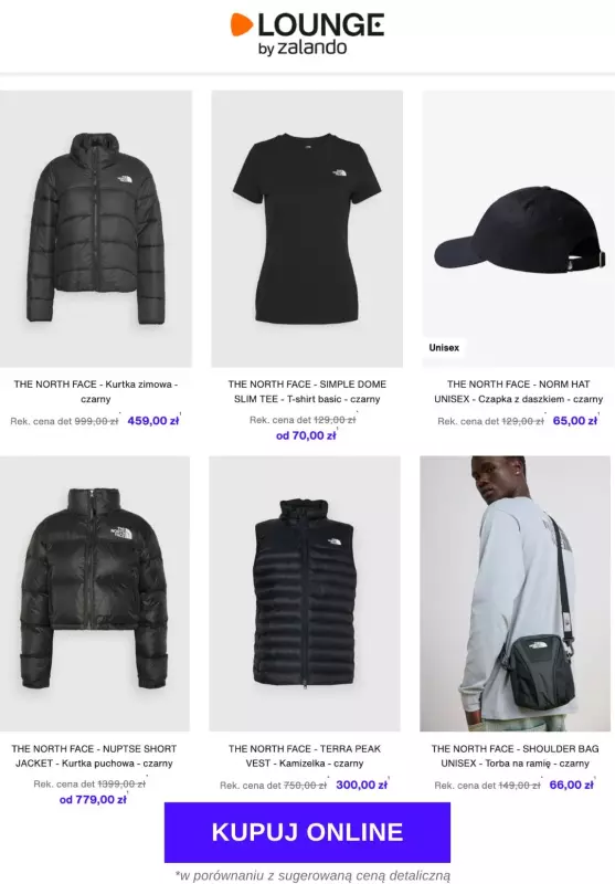 Lounge by Zalando - gazetka promocyjna Do -80% The North Face   - strona 2