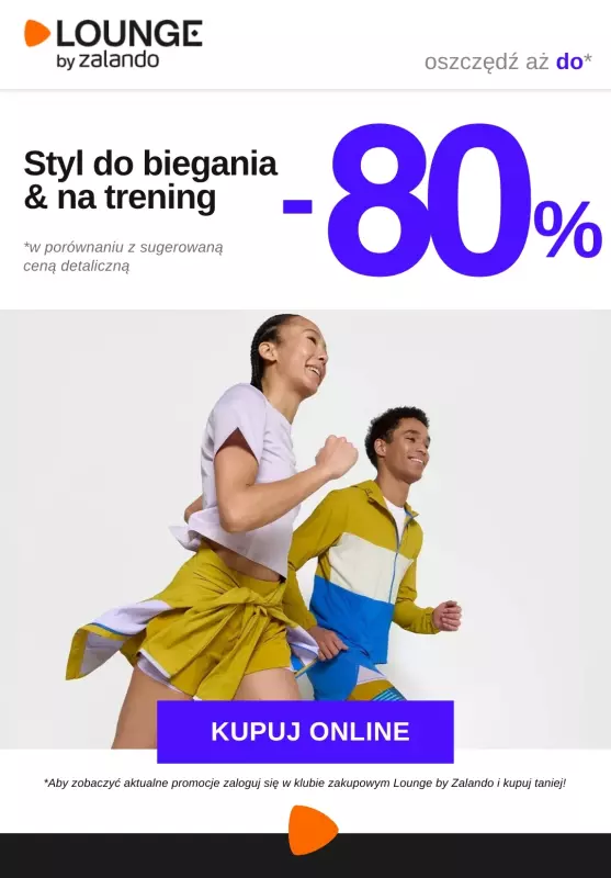 Lounge by Zalando - gazetka promocyjna Do -80% Styl do biegania & na trening od czwartku 10.07 do niedzieli 13.07