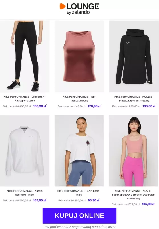 Lounge by Zalando - gazetka promocyjna Specjalne okazje: Nike Performance od poniedziałku 14.07 do czwartku 17.07 - strona 5