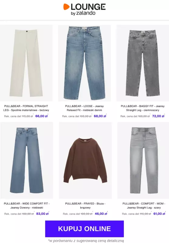 Lounge by Zalando - gazetka promocyjna Do -80% Pull&Bear   - strona 3