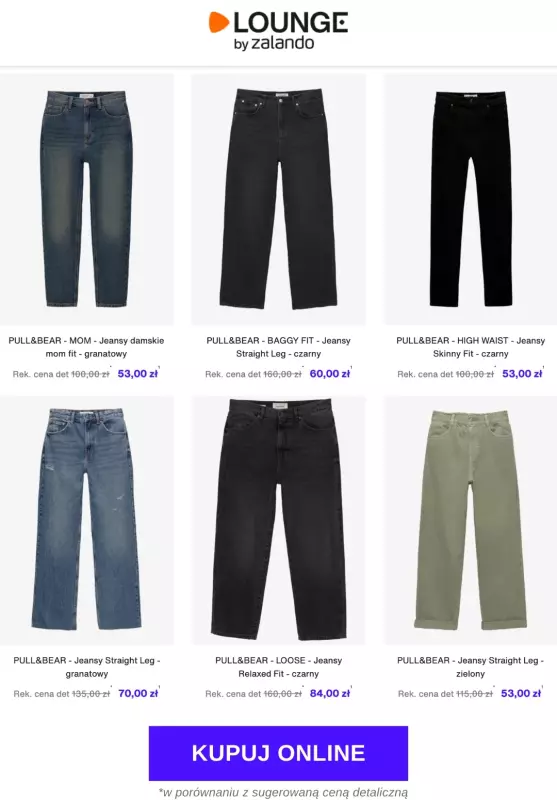 Lounge by Zalando - gazetka promocyjna Do -80% Pull&Bear   - strona 2
