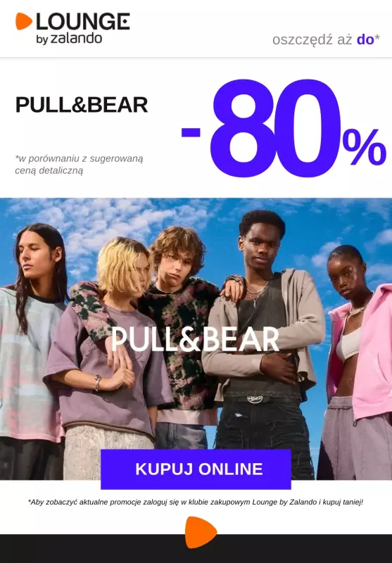 Lounge by Zalando - gazetka promocyjna Do -80% Pull&Bear od wtorku 15.07 do piątku 18.07