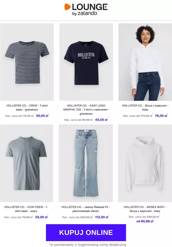 Lounge by Zalando - gazetka promocyjna Do -80%  Hollister Co.   - strona 2
