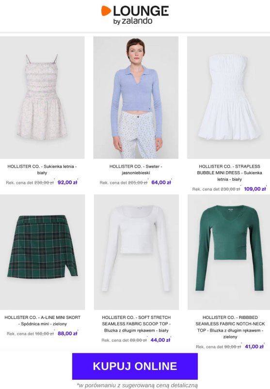 Lounge by Zalando - gazetka promocyjna Do -80%  Hollister Co. od poniedziałku 21.07 do piątku 25.07 - strona 5