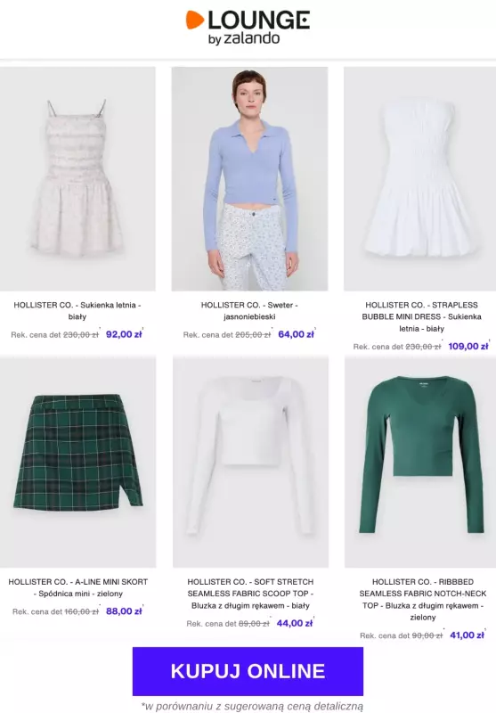 Lounge by Zalando - gazetka promocyjna Do -80%  Hollister Co. od poniedziałku 21.07 do piątku 25.07 - strona 5