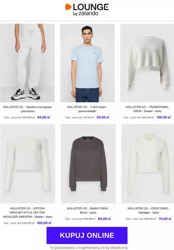Lounge by Zalando - gazetka promocyjna Do -80%  Hollister Co.   - strona 3