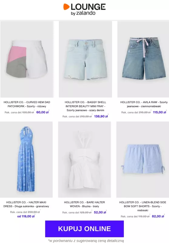 Lounge by Zalando - gazetka promocyjna Do -80%  Hollister Co. od poniedziałku 21.07 do piątku 25.07 - strona 7