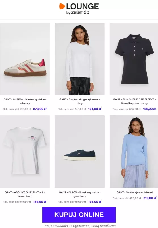 Lounge by Zalando - gazetka promocyjna Do -80% Gant   - strona 2