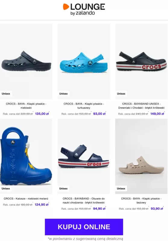 Lounge by Zalando - gazetka promocyjna Do -64%  Crocs - Dzieci   - strona 3