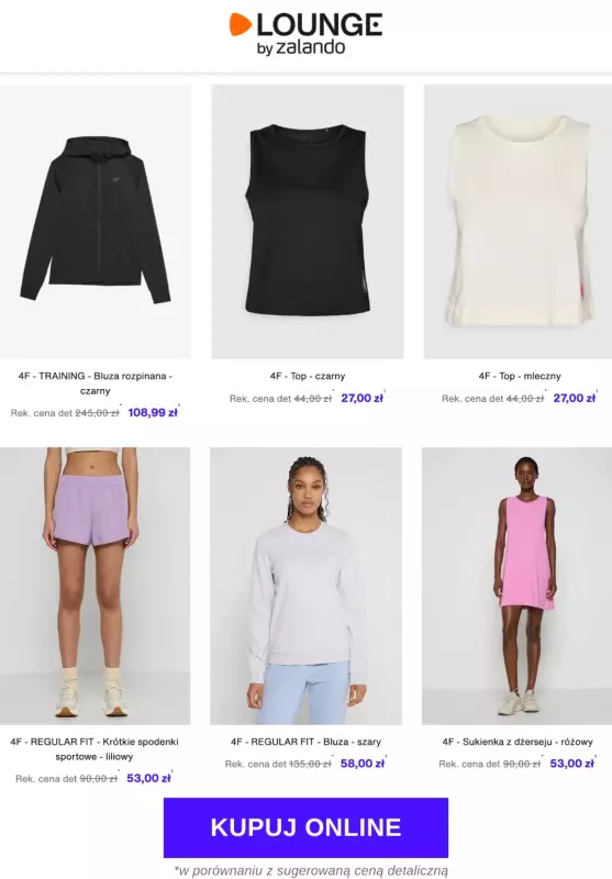 Lounge by Zalando - gazetka promocyjna Do -78% na marke 4F   - strona 2