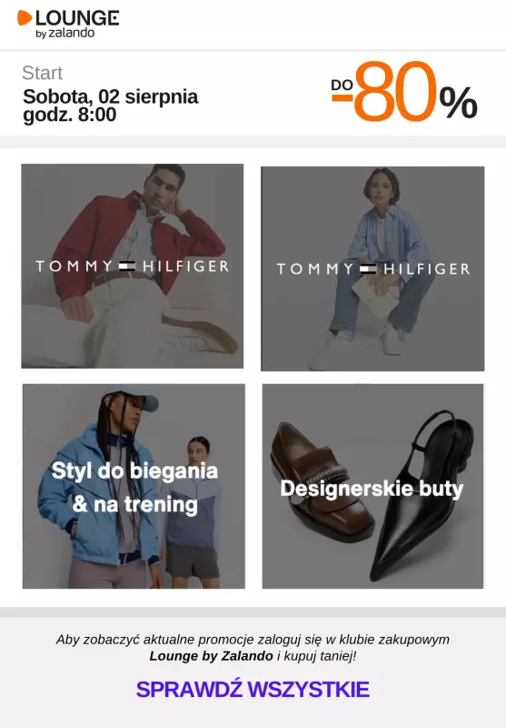 Lounge by Zalando - gazetka promocyjna Do -80% promocje na wybrane marki na WEEKEND! od soboty 02.08 do niedzieli 03.08