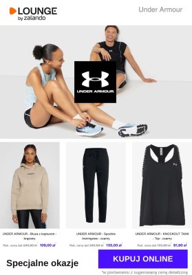 Lounge by Zalando - gazetka promocyjna Specjalne okazje: Under Armour od czwartku 07.08 do poniedziałku 11.08