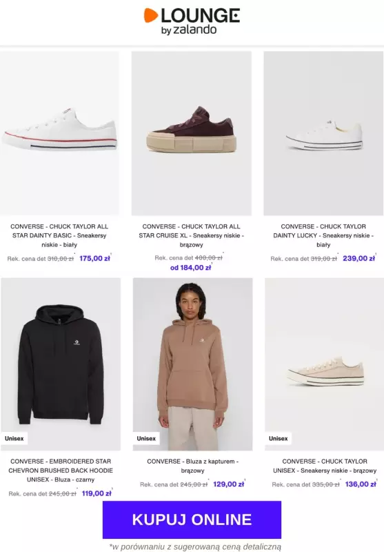 Lounge by Zalando - gazetka promocyjna Specjalne okazje: Converse   - strona 2