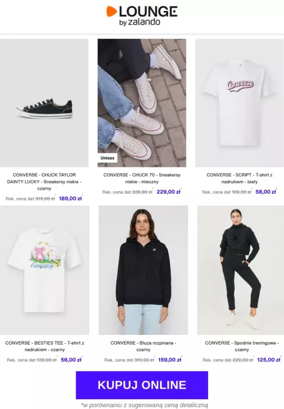 Lounge by Zalando - gazetka promocyjna Specjalne okazje: Converse   - strona 3