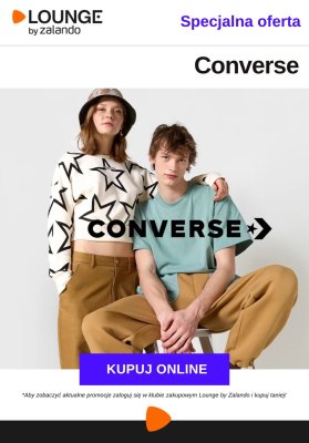 Lounge by Zalando - gazetka promocyjna Specjalne okazje: Converse od wtorku 12.08 do piątku 15.08