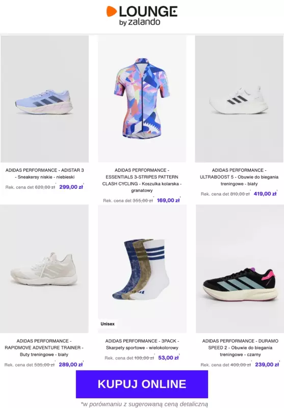 Lounge by Zalando - gazetka promocyjna Do -80% adidas Performance od środy 13.08 do piątku 15.08 - strona 4