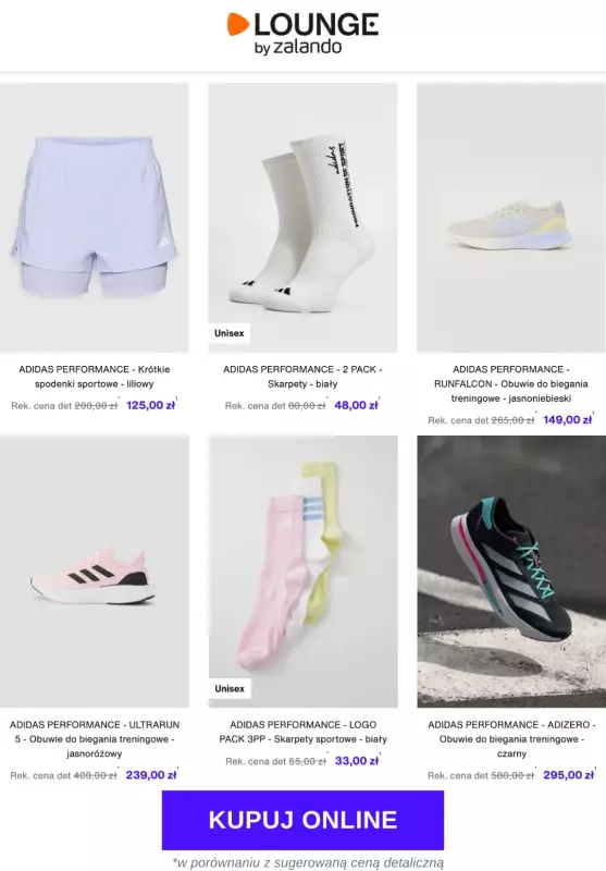 Lounge by Zalando - gazetka promocyjna Do -80% adidas Performance   - strona 2