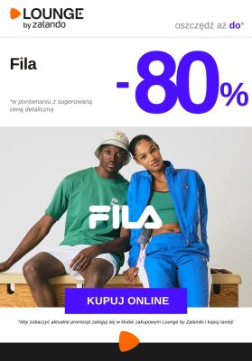 Lounge by Zalando - gazetka promocyjna Do -80% Fila od czwartku 14.08 do poniedziałku 18.08