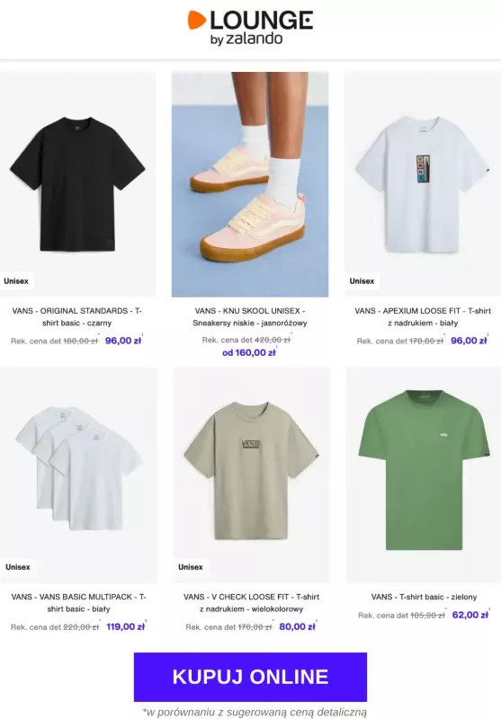 Lounge by Zalando - gazetka promocyjna Do -80% Vans od poniedziałku 18.08 do czwartku 21.08 - strona 3