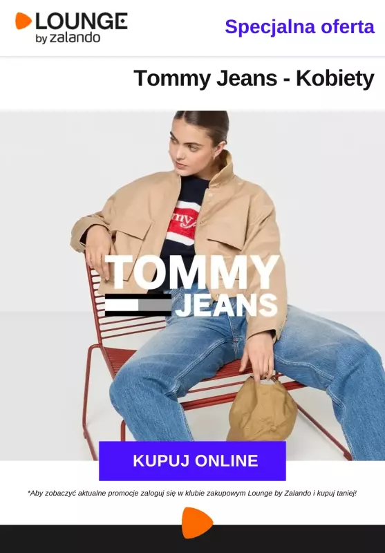 Lounge by Zalando - gazetka promocyjna Specjalne okazje: Tommy Jeans - Kobiety od środy 20.08 do piątku 22.08