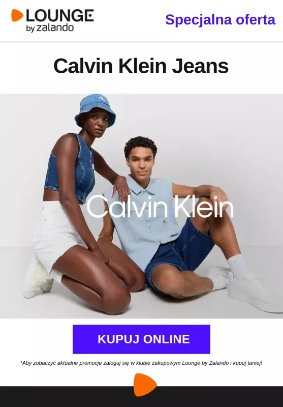 Lounge by Zalando - gazetka promocyjna Specjalne okazje: Calvin Klein Jeans od środy 27.08 do soboty 30.08