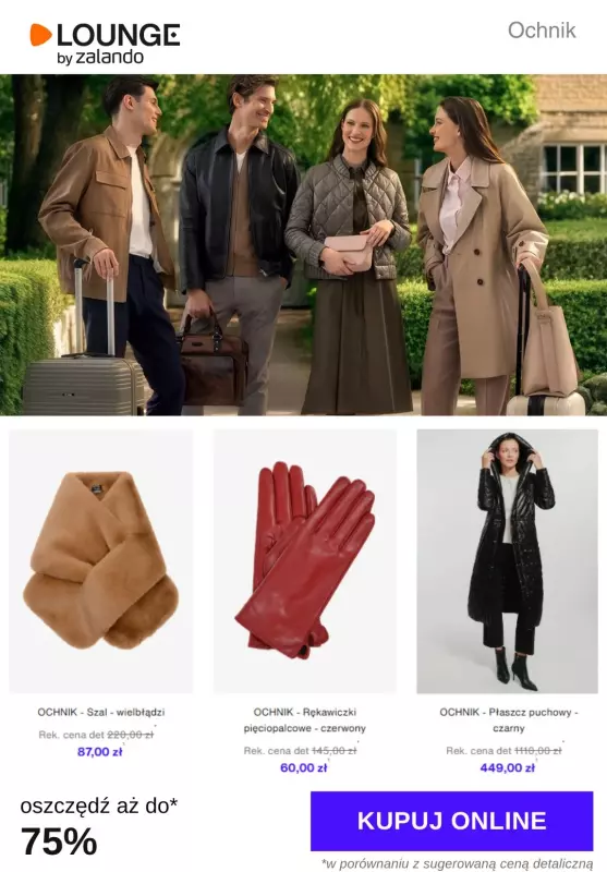 Lounge by Zalando - gazetka promocyjna Do -75% OCHNIK od wtorku 02.09 do środy 03.09