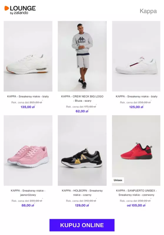 Lounge by Zalando - gazetka promocyjna Do -80% KAPPA od czwartku 04.09  - strona 4