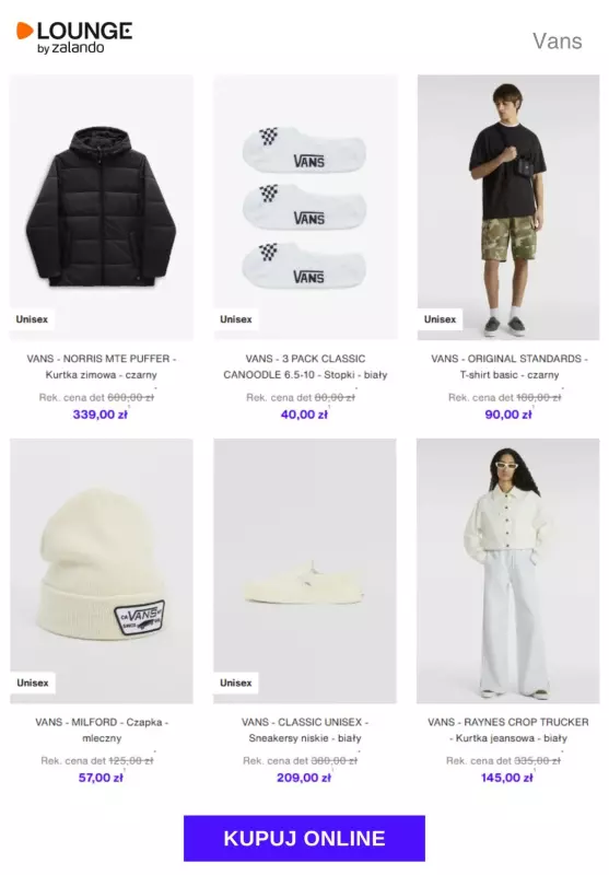 Lounge by Zalando - gazetka promocyjna Do -80% VANS od wtorku 09.09  - strona 9