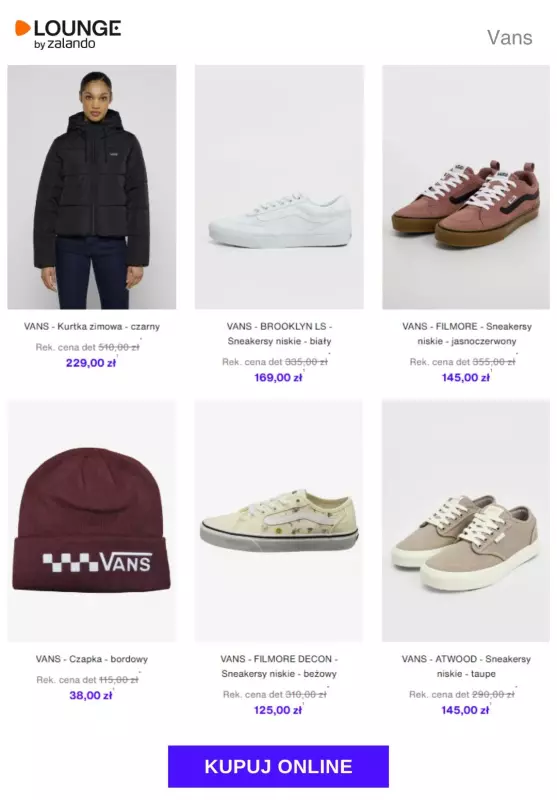 Lounge by Zalando - gazetka promocyjna Do -80% VANS od wtorku 09.09  - strona 8