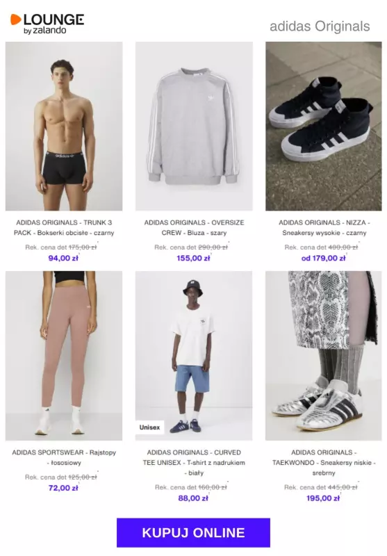Lounge by Zalando - gazetka promocyjna Do -80%  adidas Originals od środy 10.09  - strona 8