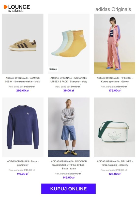 Lounge by Zalando - gazetka promocyjna Do -80%  adidas Originals od środy 10.09  - strona 2