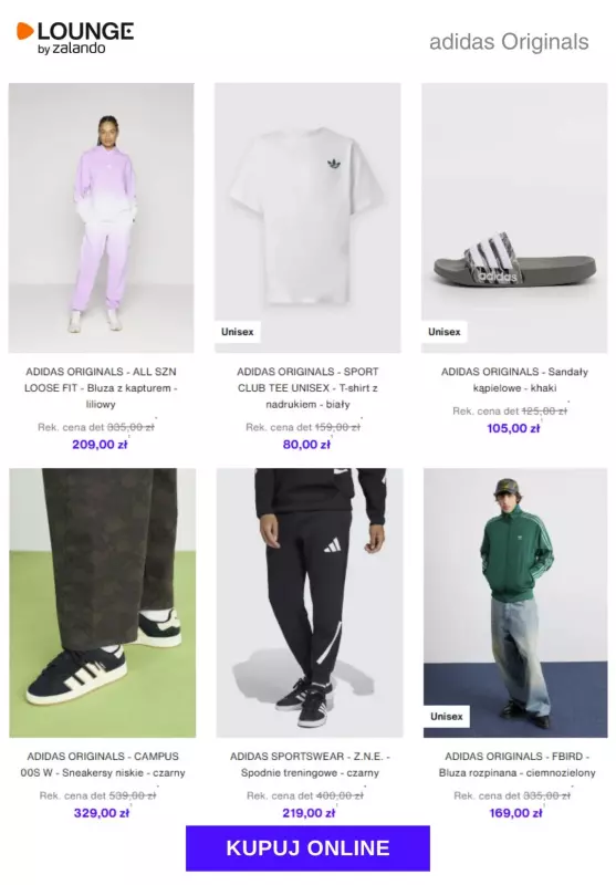 Lounge by Zalando - gazetka promocyjna Do -80%  adidas Originals od środy 10.09  - strona 5