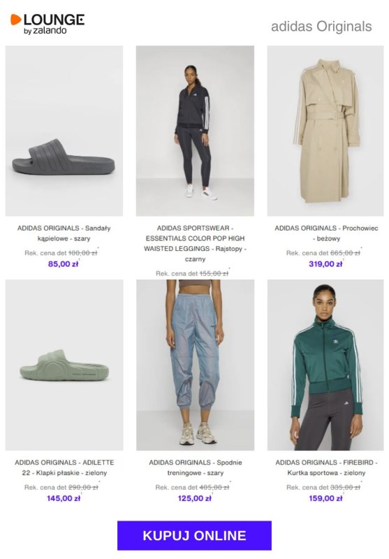 Lounge by Zalando - gazetka promocyjna Do -80%  adidas Originals od środy 10.09  - strona 4