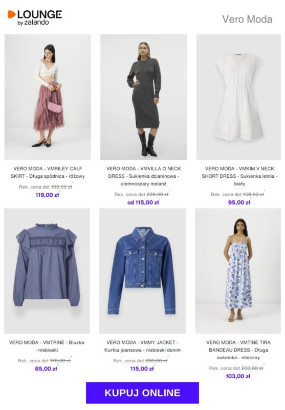 Lounge by Zalando - gazetka promocyjna Do -80% Vero Moda od czwartku 11.09  - strona 6